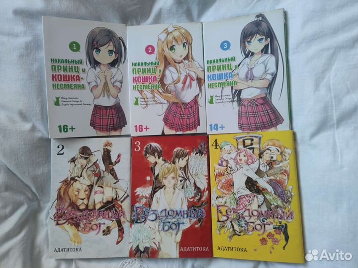 Манга Бездомный бог/Нахальный принц и кошка-несмея