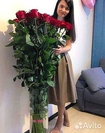 Высокие розы Букеты с доставкой