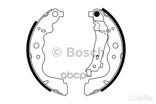 0 986 487 754 колодки барабанные Renault Logan