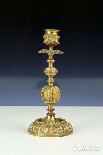 Подсвечник старинный.Бронза. 19-20 век