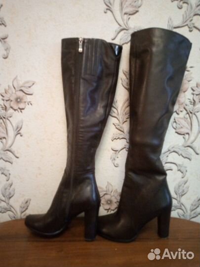 Сапоги осень весна женские 35 размер до колена
