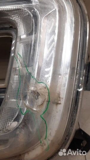 Фара противотуманная передняя левая Renault Kaptur