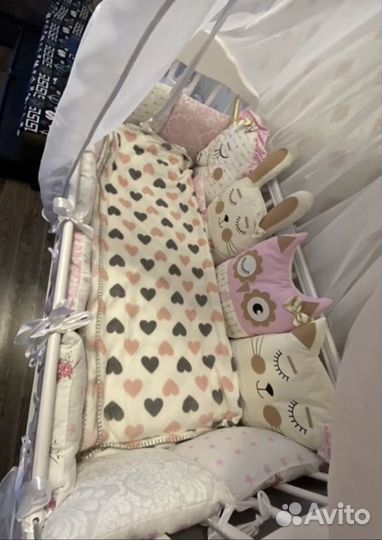 Бортики в кроватку