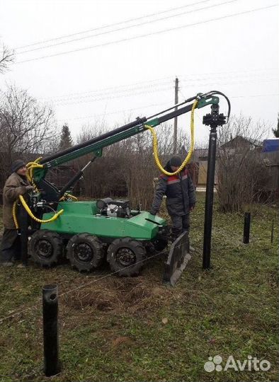 Винтовые сваи под ключ с установкой