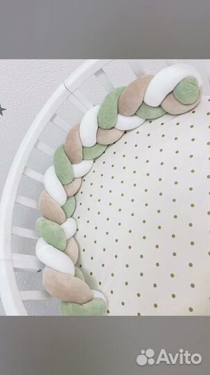 Бортик косичка