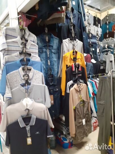 Товарный остаток мужской одежды