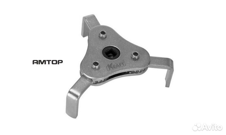 Kraft KT 701016 Съемник масляного фильтра краб 63