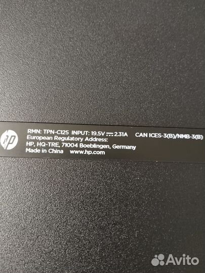 Ноутбук hp