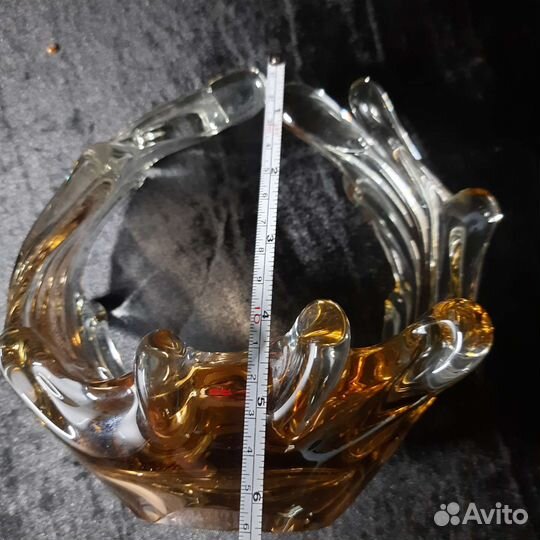 Ваза конфетница богемия