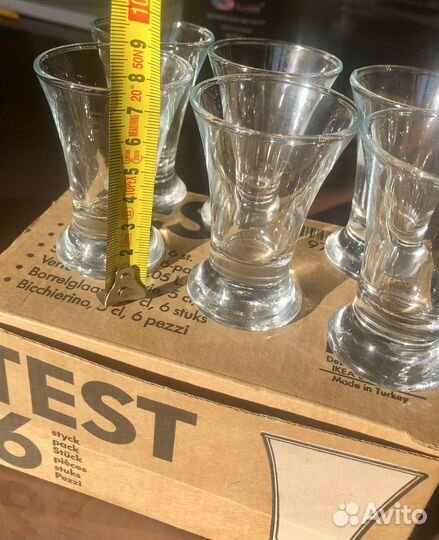 Набор рюмок Икеа, 6 штук