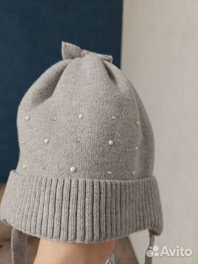 Новая Шапка для девочки р. 44-46