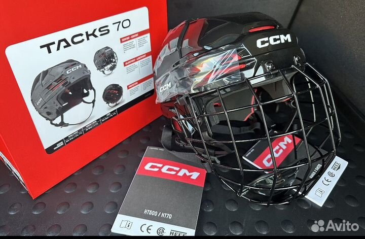Хоккейный шлем ссм Tacks 70 combo