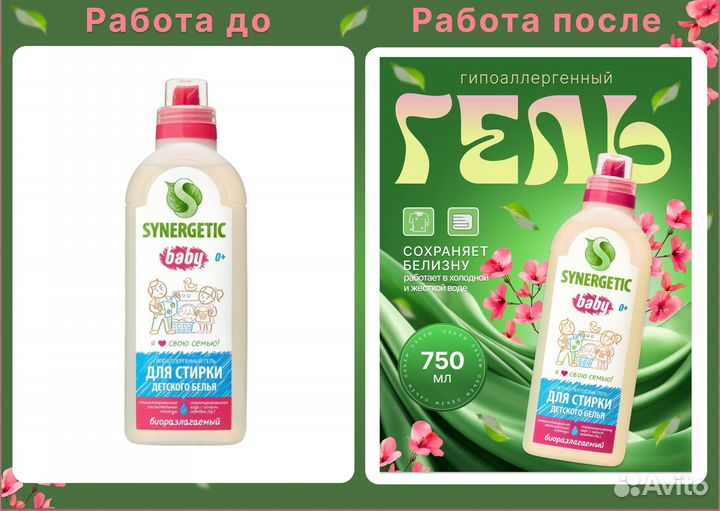 Инфографика для маркетплейсов, дизайн карточек wb