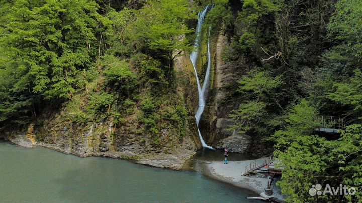 Поход к водопадам Ажек / Чайная церемония в горах