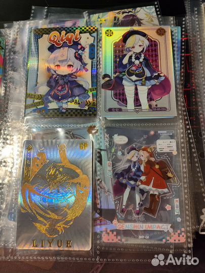 Коллекционные карточки геншин