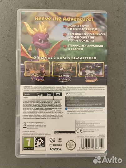 Spyro reignited trilogy nintendo switch