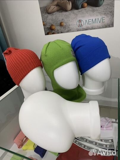 Шапка с подворотом детская