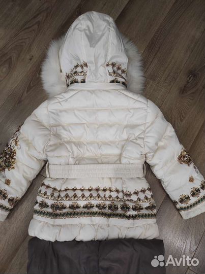 Комбинезон зимний для девочек(шапка в подарок)