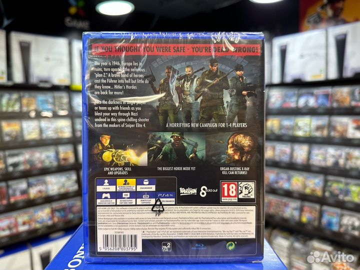 Игры для PS4: Zombie Army 4: Dead War (Русская версия)