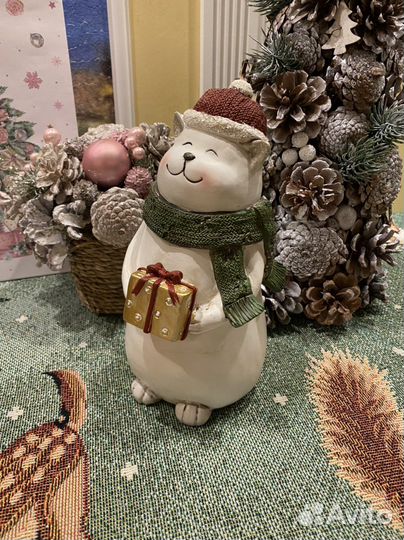 Новогодний котик для интерьера