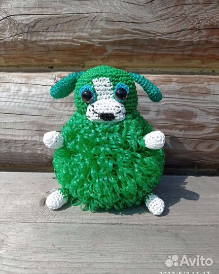 Мочалка ручной работы