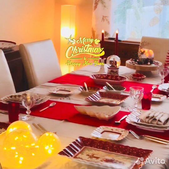 Скатерть Германия бренд Комплект дорожка&салфетки