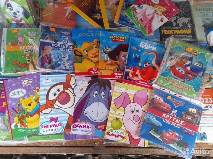 Детские книги Дисней картон