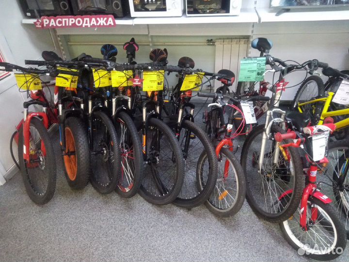 Велосипеды в ассортименте