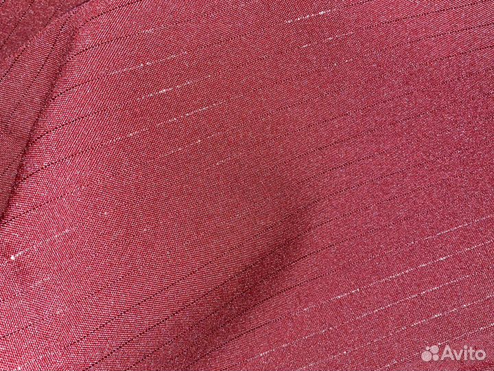 Костюмная ткань, полоска блестящая