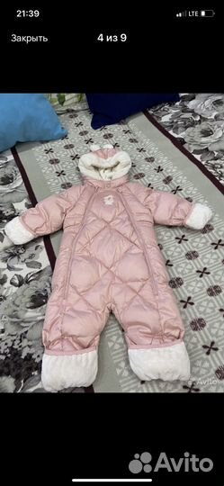 Милый зимний комбинезон для девочки