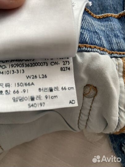 Женские джинсы levis 501