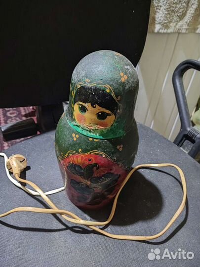 Матрешка СССР кофемолка