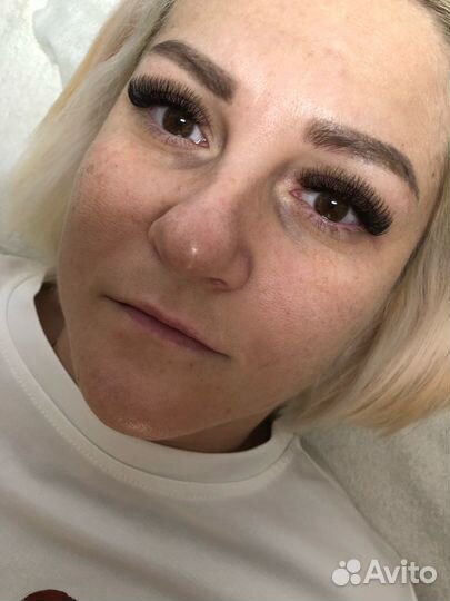 Наращивание ресниц на дому