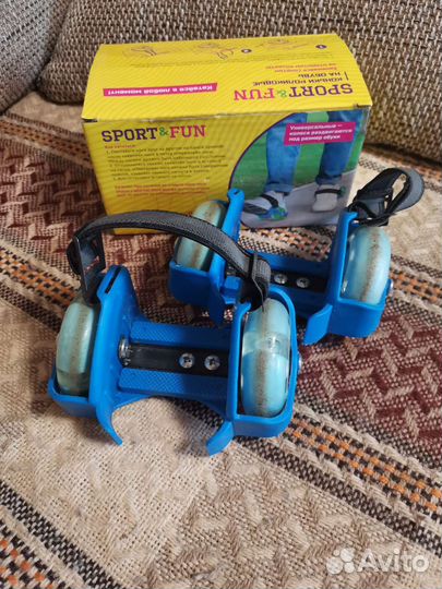 Коньки роликовые на обувь