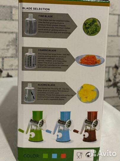 Овощерезка мультистайлер tabletor drum grater