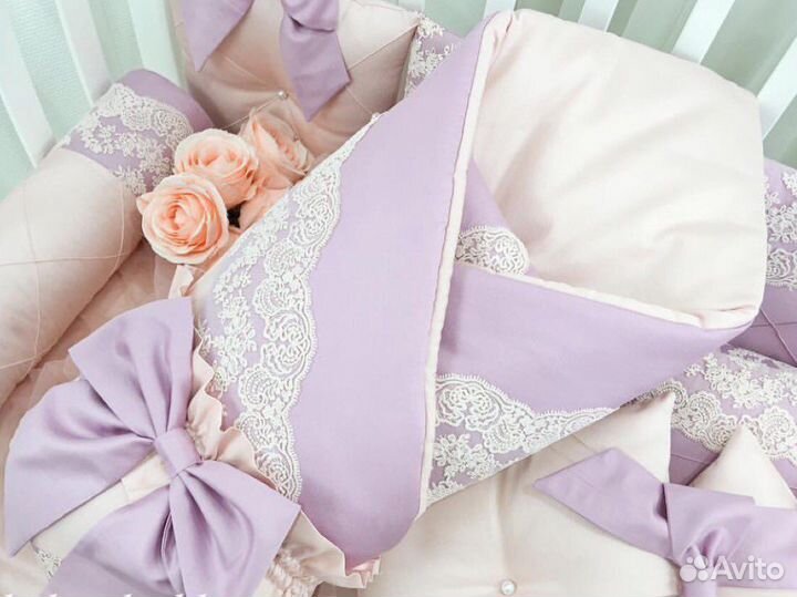 Бортики и одеяло на выписку