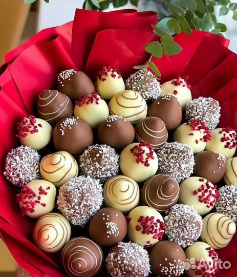 Клубника в шоколаде букеты