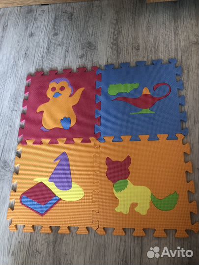 Мягкий коврик пазл