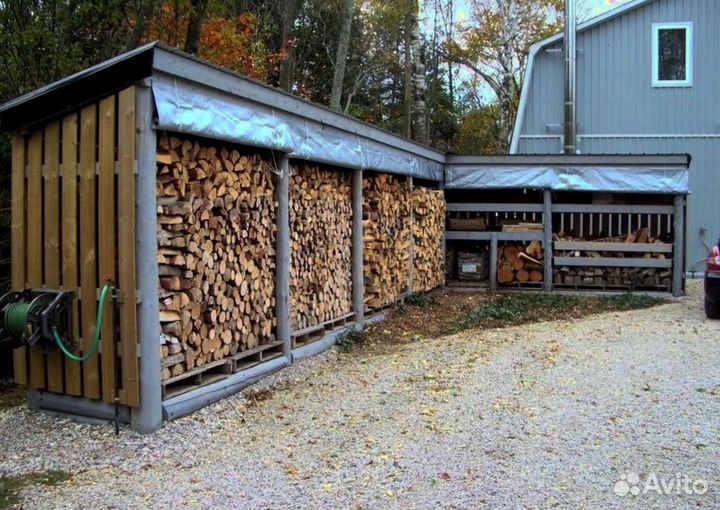 Дрова естесвенной влажности