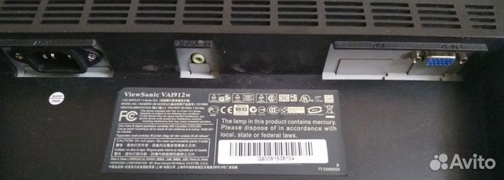 Монитор View Sonic VA1912w 19
