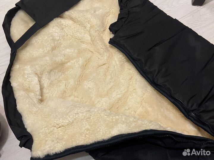 Зимний конверт из овчины (детский)