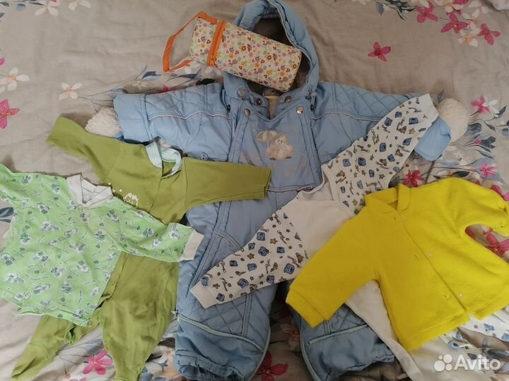 Детские вещи пакетом от 0 до года