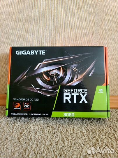 Новая Видеокарта gigabyte RTX 3060 12GB