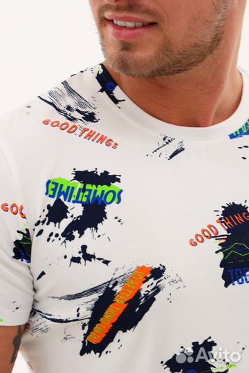 Футболка 006 - белый. Оптом