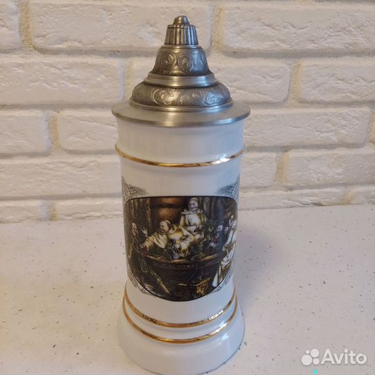 Пивная фарфоровая кружка, Германия