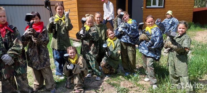 Игра в пейнтбол