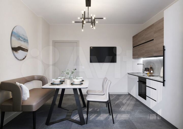 2-к. квартира, 58,3 м², 9/22 эт.