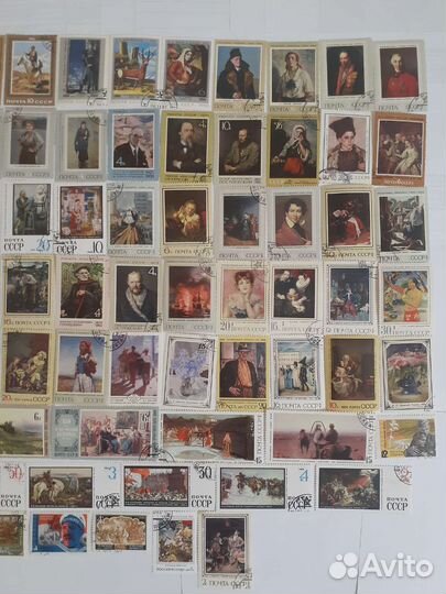 Марки СССР искусство