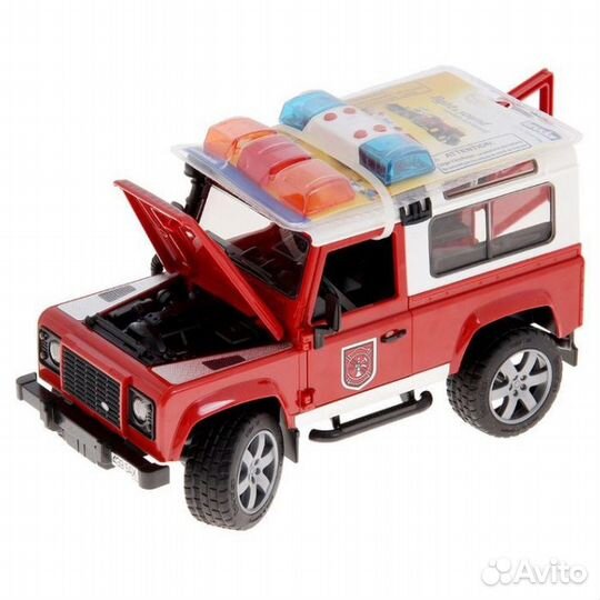 Bruder 02-596 Пожарный Land Rover Defender