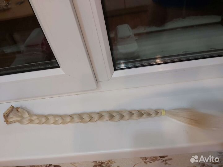 Накладные волосы на заколках